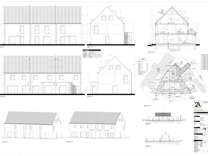 Gevelplan, gesloten bebouwing