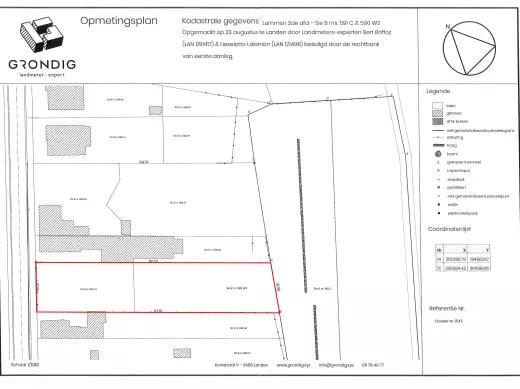 Verkavelingsplan, Nieuwbouwwoning, open klassieke woning, Lummen