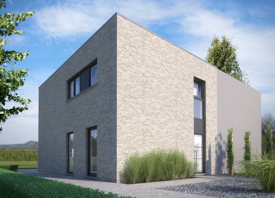 Nieuwbouwwoning, halfopen moderne woning, houthalen