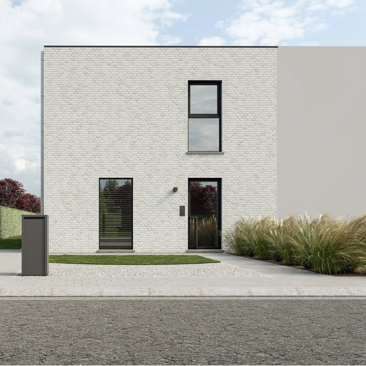 Nieuwbouwwoning, halfopen moderne woning, houthalen