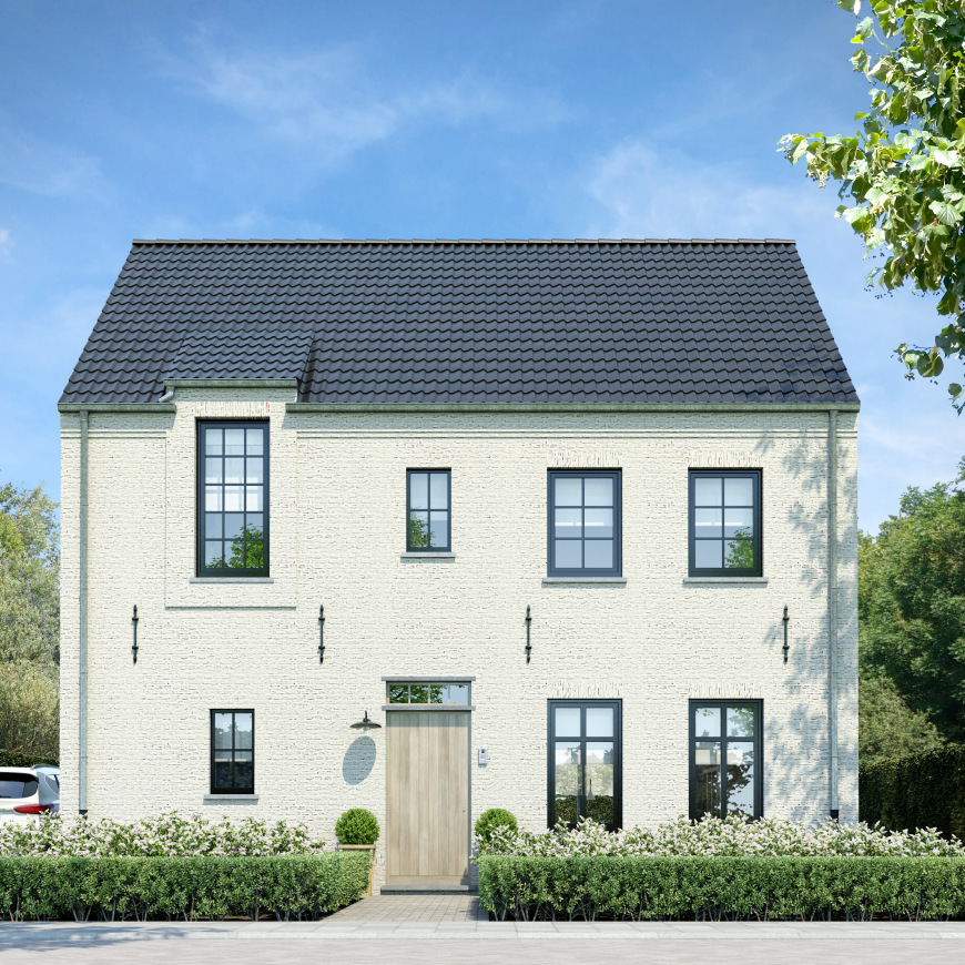 open klassiek nieuwbouwwoning