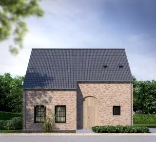 Nieuwbouwwonig, open klassieke woning, As