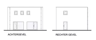 Gevelplan, Moderne, open nieuwbouwwoing, Herent