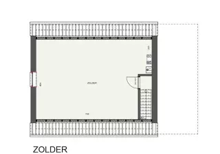 grondplan Klassieke open bebouwing, nieuwbouwwoning, ara, bevero