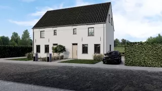 Landelijke Nieuwbouwwoning, halfopen, bilzen