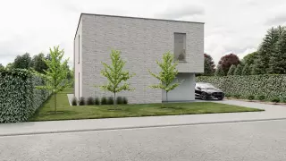 Nieuwbouwwoning, open moderne woning