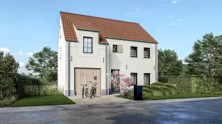 Nieuwbouwwoning, Stapelstraat Zonhoven, klassieke woning