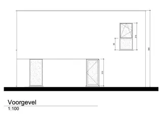 gevelplan open moderen nieuwbouwwoning, geetbets