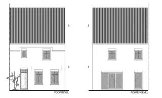 Gevelplan, open klassieke bebouwing