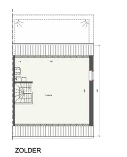 Grondplan Half-open nieuwbouwwoning, klassieke bebouwing  tielt-winge