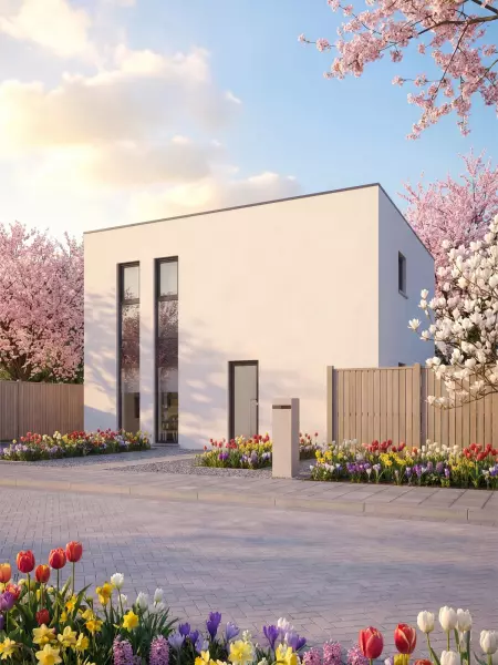 vlaamse gaai AVL Woningbouw eigentijdse halfopen bebouwing