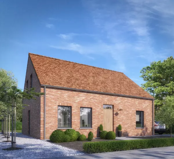 Nieuwbouwwoning, Korenbloemstraat Beerse, open bebouwing 